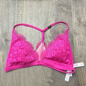 Victoria’s Secret Body by Victoria Hot Pink Lace Bralette